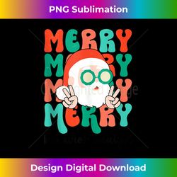 Merry Behavior Analyst Christmas Behavior Analysis Xmas Tank To - Bespoke Sublimation Digital File - Customize with Flair