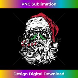 Funny Santa Christmas Vintage Xmas Family Matching Tank Top - Luxe Sublimation PNG Download - Challenge Creative Boundaries