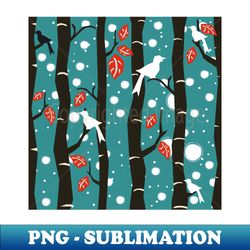 bird pattern - png transparent sublimation design - perfect for personalization