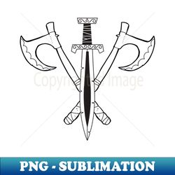 Vikings Sword - Artistic Sublimation Digital File - Bring Your Designs to Life