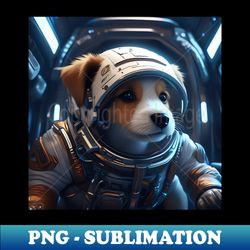 Puppy Astronaut - High-Quality PNG Sublimation Download - Stunning Sublimation Graphics