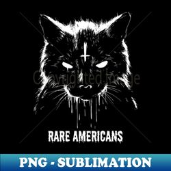 Angry Cat Rare Americans - PNG Transparent Sublimation Design - Unleash Your Creativity
