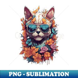 cool cat - Professional Sublimation Digital Download - Perfect for Sublimation Mastery