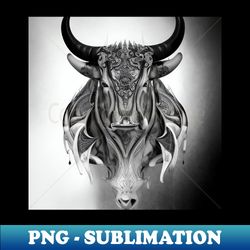 Vibrant Taurus Zodiac Art - Exclusive PNG Sublimation Download - Perfect for Sublimation Art
