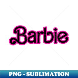 Barbie 2023 black fan Logo - Premium Sublimation Digital Download - Capture Imagination with Every Detail