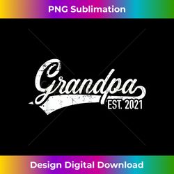 Grandpa Est. 2021 - Urban Sublimation PNG Design - Channel Your Creative Rebel