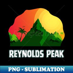 Reynolds Peak - Instant Sublimation Digital Download - Vibrant and Eye-Catching Typography