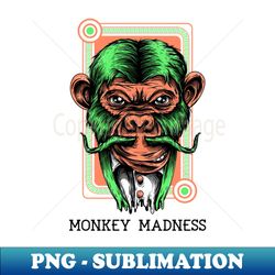 Monkey Madness - High-Resolution PNG Sublimation File - Perfect for Sublimation Art