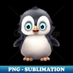 cute baby penguin - png transparent sublimation design - revolutionize your designs