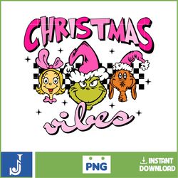 Retro Pink Christmas PNG, pink Christmas png, Christmas png, christmas shirt design, Christmas Sublimation Designs (3)