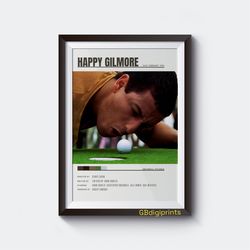 HAPPY GILMORE Movie Poster Digital Download - Gift Idea - Minimalist Movie Poster - Printable Wall Art Print .jpg