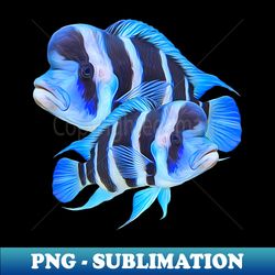 frontosa cichlid fish aquarium owners monster fish - aesthetic sublimation digital file - bold & eye-catching