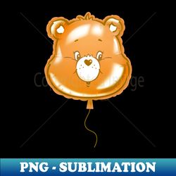 care bears classic cutie tenderheart bear big face balloon - png sublimation digital download - bring your designs to life