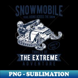 Snowmobile - Digital Sublimation Download File - Perfect for Sublimation Art