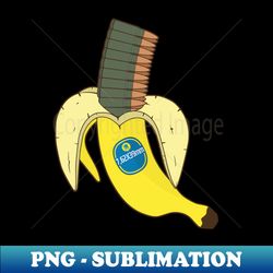 Banana - AK-47 magazine - Retro PNG Sublimation Digital Download - Transform Your Sublimation Creations