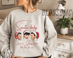 Jonas Brothers Christmas Sweatshirt, Jonas Brothers Tshirt, Jonas Brothers Tour Shirt, Jonas Brothers Santa Sweater, Jon