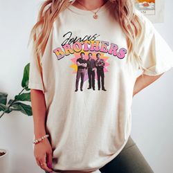 Jonas Brothers Vintage T-Shirt, Jonas Five Albums One Night Tour Shirt, Jonas Brothers 2023 Tour Shirt, Nick Joe Kevin J