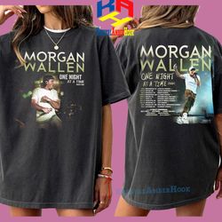 ne Night At A Time Morgan Wallen 2024 Tour Shirt, hoodie,fans gifts,Morgan Wallen 2024 Shirt, Cowboy Wallen Merch, Count
