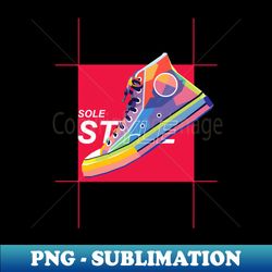 basketball shoes - artistic sublimation digital file - add a festive touch to every day