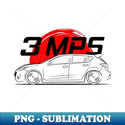 Tuner Mazdaspeed3 JDM 3 MPS - Unique Sublimation PNG Download - Instantly Transform Your Sublimation Projects