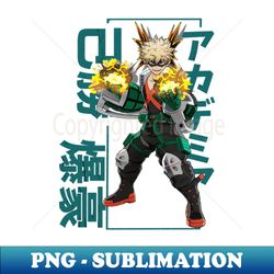 My Hero Academia - Katsuki Bakugo - High-Resolution PNG Sublimation File - Perfect for Creative Projects