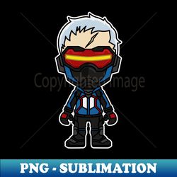 Soldier 76 Chibi - Creative Sublimation PNG Download - Boost Your Success with this Inspirational PNG Download