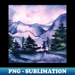 Winter Serenity - Sublimation-Ready PNG File - Perfect for Sublimation Mastery