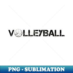 retro volleyball love volleyball - modern sublimation png file - perfect for creative projects