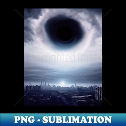 black hole in the city - Unique Sublimation PNG Download - Instantly Transform Your Sublimation Projects