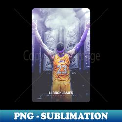 Lebron James - Modern Sublimation PNG File - Fashionable and Fearless