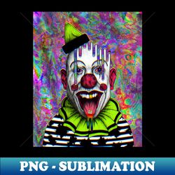 CLOWN ON ACID - Digital Sublimation Download File - Fashionable and Fearless