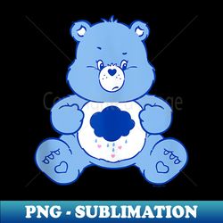 care bears vintage classic grumpy bear cloudy belly badge - digital sublimation download file - create with confidence