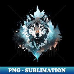 wolf - Elegant Sublimation PNG Download - Unleash Your Inner Rebellion