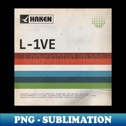 Haken - L-1VE album 2018 - Sublimation-Ready PNG File - Perfect for Creative Projects