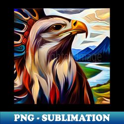 Beautiful Eagle - PNG Sublimation Digital Download - Enhance Your Apparel with Stunning Detail