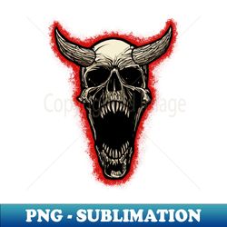 Demonic Skull - Sublimation-Ready PNG File - Defying the Norms