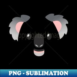 koala bear face costume - sublimation-ready png file - defying the norms