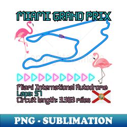 MIAMI GRAND PRIX FORMULA 1 FLORIDA - Unique Sublimation PNG Download - Enhance Your Apparel with Stunning Detail