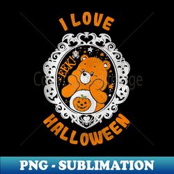 care bears halloween trick-or-sweet bear spooky - special edition sublimation png file - spice up your sublimation projects