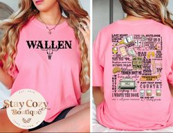 Vintage Wallen Country Music T-Shirt, Vintage Concert Shirt, Western Tour Tshirt, Cowboy Vintage Wallen,Trendy Cowgirl