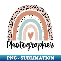 photographer rainbow leopard funny photographer gift - premium sublimation digital download - bring your designs to life