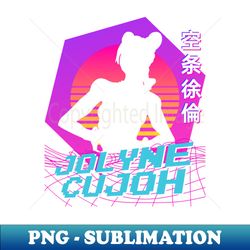 Jolyne Cujoh - Vaporwave - Unique Sublimation PNG Download - Revolutionize Your Designs