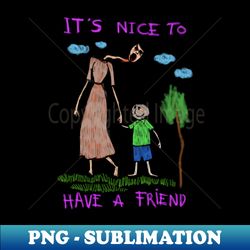 chilling innocence horror creepy children drawing - trendy sublimation digital download - add a festive touch to every day