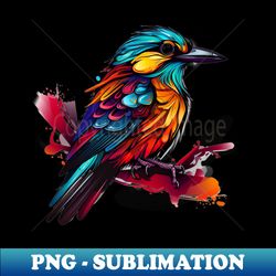 bird with pop art style - Premium PNG Sublimation File - Defying the Norms