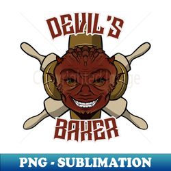 Devils Baker - Instant Sublimation Digital Download - Spice Up Your Sublimation Projects