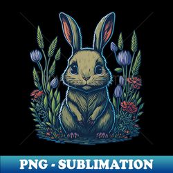 Cute Bunny - PNG Sublimation Digital Download - Perfect for Sublimation Art