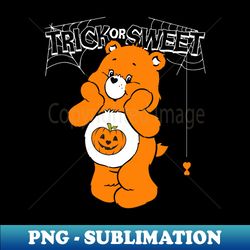 care bears trick or sweet bear - elegant sublimation png download - stunning sublimation graphics