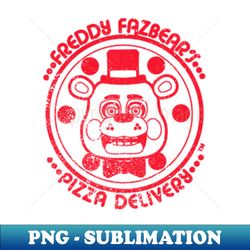freddy fazbear pizza delivery - instant sublimation digital download - instantly transform your sublimation projects