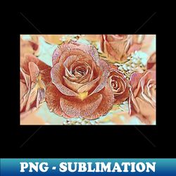Roses No1-6 - Modern Sublimation PNG File - Transform Your Sublimation Creations