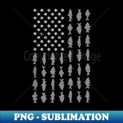 american flag fishing fisherman patriotic fish graphic - instant png sublimation download - bold & eye-catching